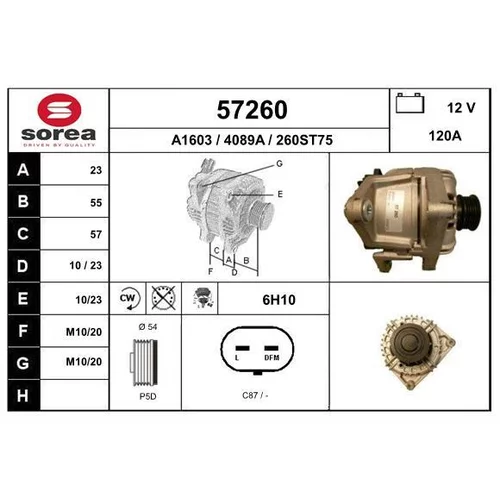 Alternátor EAI 57260