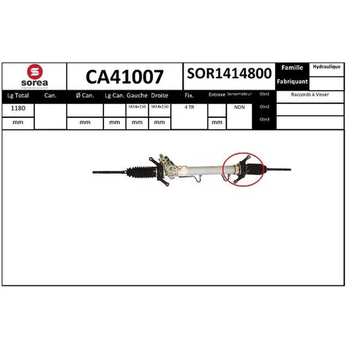 Prevodka riadenia EAI CA41007