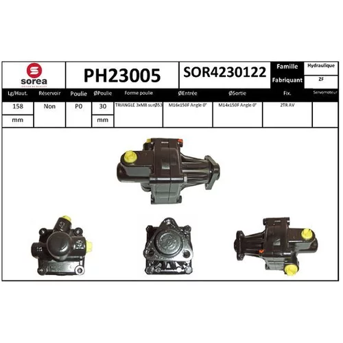 Hydraulické čerpadlo pre riadenie EAI PH23005