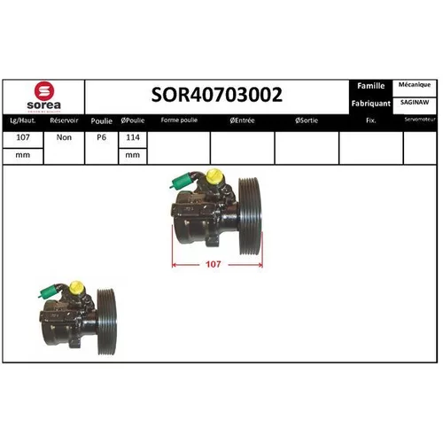 Hydraulické čerpadlo pre riadenie EAI SOR40703002