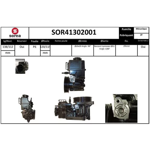 Hydraulické čerpadlo pre riadenie EAI SOR41302001