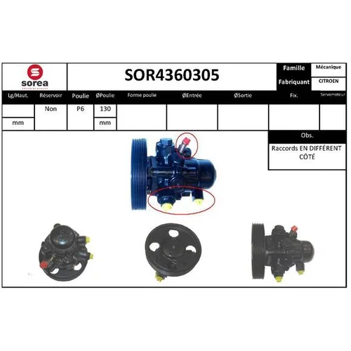 Hydraulické čerpadlo pre riadenie EAI SOR4360305