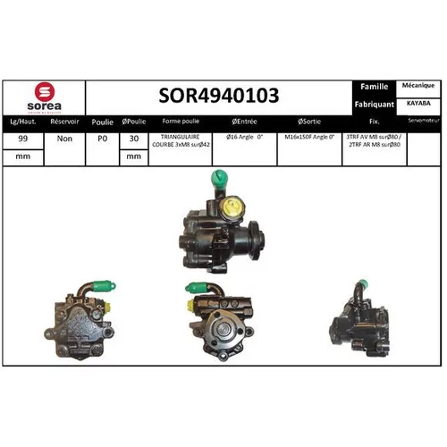 Hydraulické čerpadlo pre riadenie EAI SOR4940103