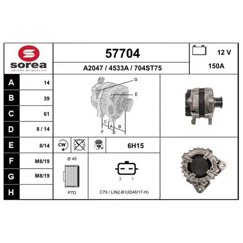 Alternátor EAI 57704