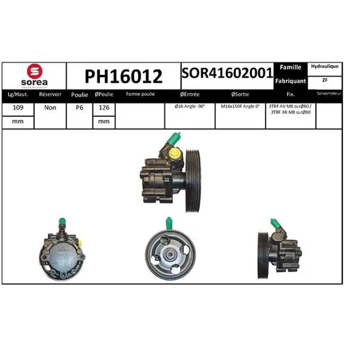 Hydraulické čerpadlo pre riadenie EAI PH16012