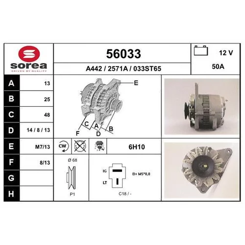 Alternátor EAI 56033