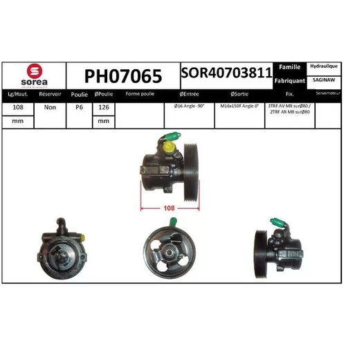 Hydraulické čerpadlo pre riadenie EAI PH07065