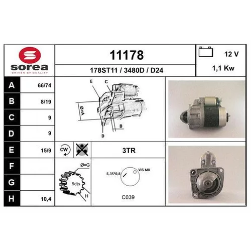Štartér 11178 /EAI/