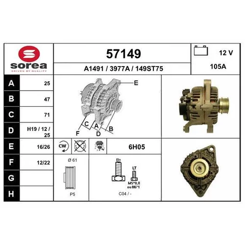 Alternátor EAI 57149