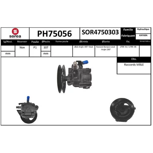 Hydraulické čerpadlo pre riadenie EAI PH75056