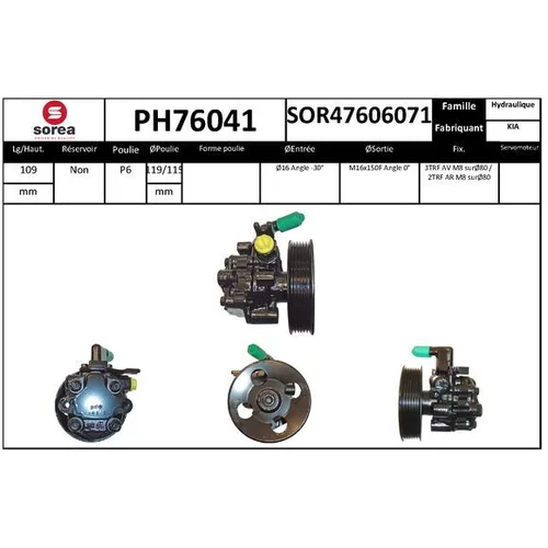 Hydraulické čerpadlo pre riadenie EAI PH76041