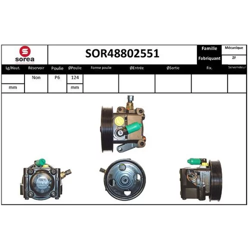 Hydraulické čerpadlo pre riadenie EAI SOR48802551