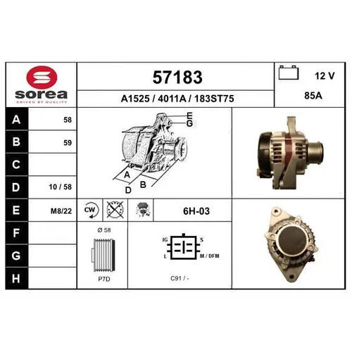Alternátor EAI 57183