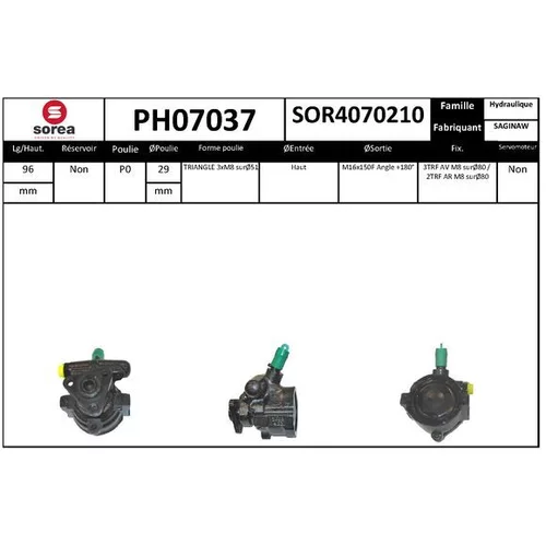 Hydraulické čerpadlo pre riadenie EAI PH07037