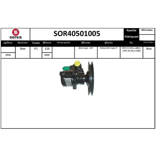 Hydraulické čerpadlo pre riadenie EAI SOR40501005