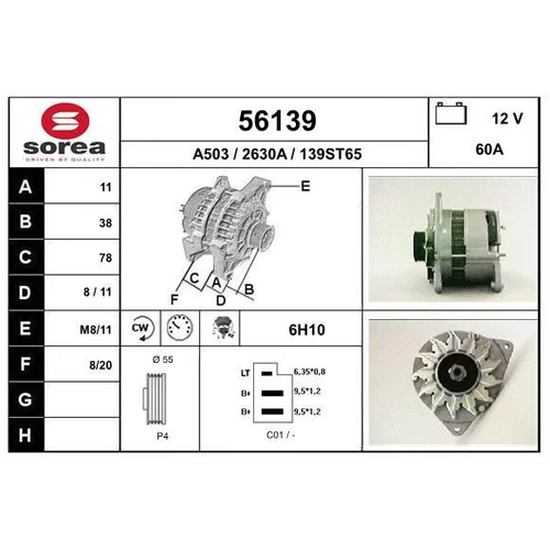Alternátor EAI 56139