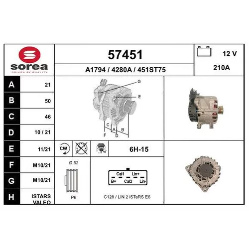 Alternátor EAI 57451