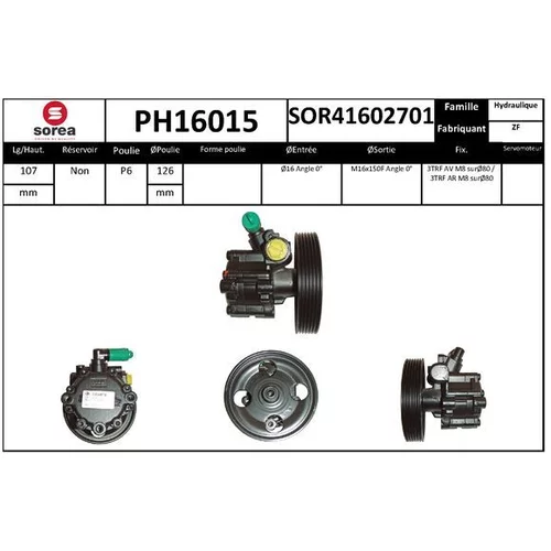 Hydraulické čerpadlo pre riadenie EAI PH16015