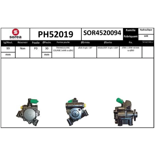 Hydraulické čerpadlo pre riadenie EAI PH52019