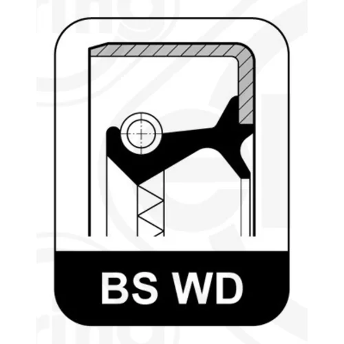 Tesniaci krúžok hriadeľa diferenciálu ELRING 006.564 - obr. 1