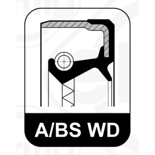 Tesniaci krúžok hriadeľa diferenciálu ELRING 880.200