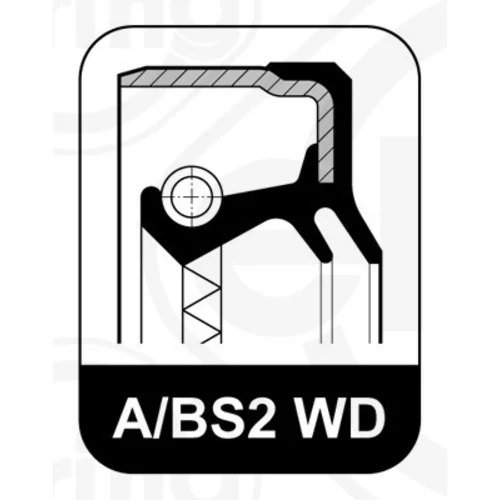 Tesniaci krúžok hriadeľa náboja kolesa ELRING 099.010 - obr. 1