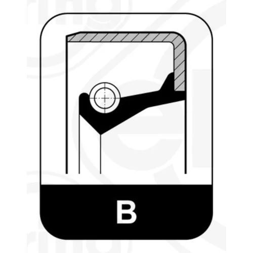 Tesniaci krúžok hriadeľa diferenciálu ELRING 042.420