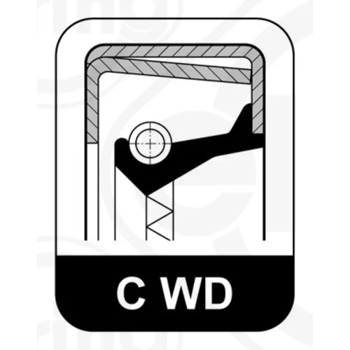 Tesniaci krúžok hriadeľa diferenciálu ELRING 008.745 - obr. 1