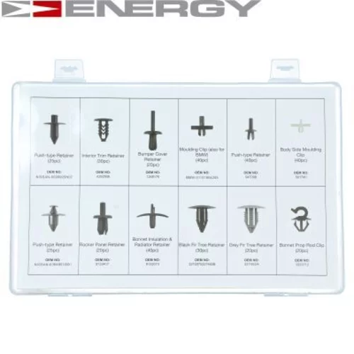 sada upevnovacich klipov, karoseria ENERGY NE00774