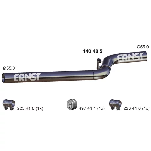 Výfukové potrubie ERNST 140485