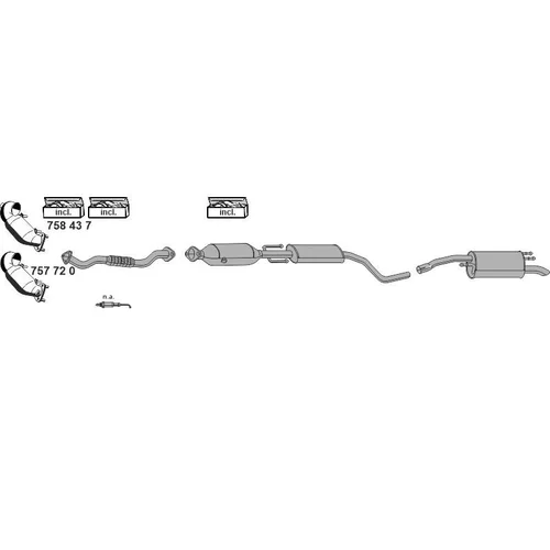 Výfukový systém ERNST 120258