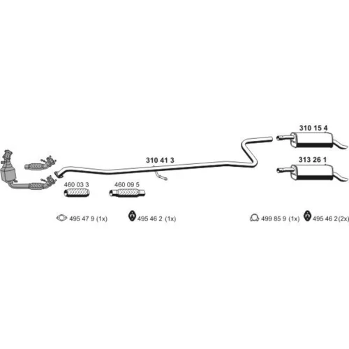 Výfukový systém ERNST 031420