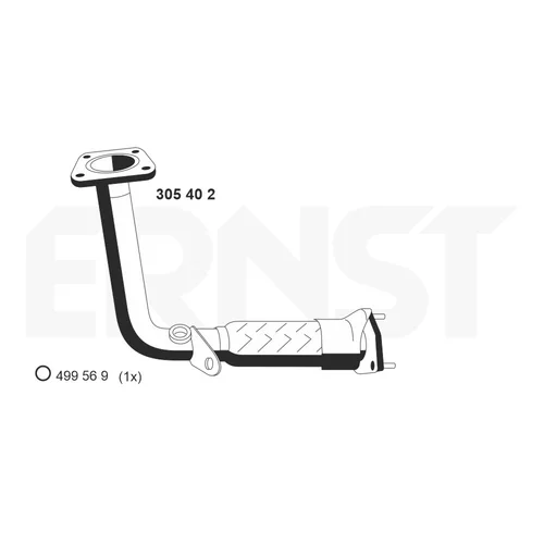 Výfukové potrubie ERNST 305402