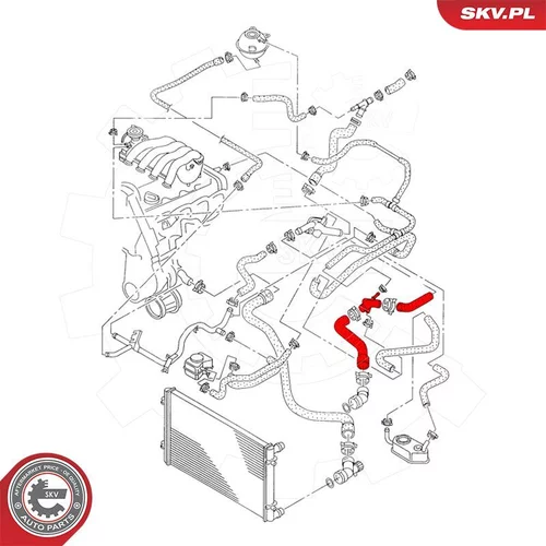 Hadica chladenia ESEN SKV 43SKV616 - obr. 3