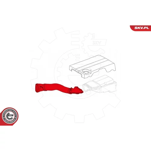 Nasávacia hadica, Vzduchový filter ESEN SKV 43SKV902 - obr. 3