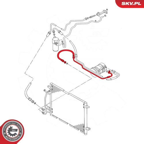 Vedenie vysokého tlaku klimatizácie ESEN SKV 43SKV513 - obr. 4