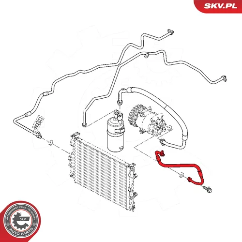 Vedenie vysokého tlaku klimatizácie ESEN SKV 43SKV522 - obr. 4