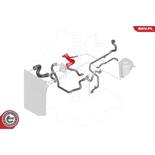 Hadica chladenia ESEN SKV 43SKV732 - obr. 3