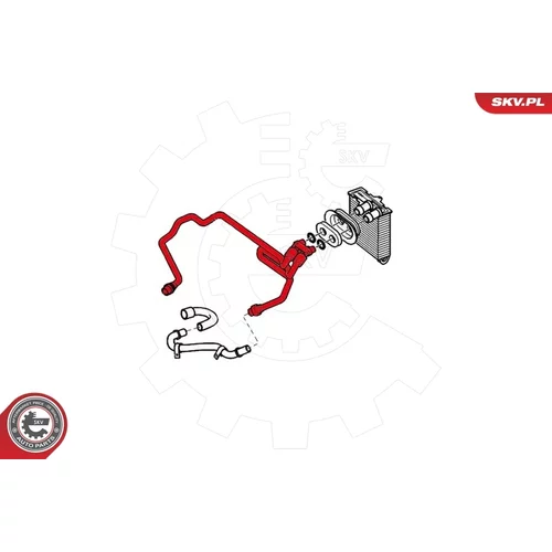 Hadica, výmenník tepla (kúrenie) ESEN SKV 43SKV805 - obr. 3