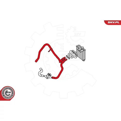 Hadica, výmenník tepla (kúrenie) ESEN SKV 43SKV816 - obr. 3