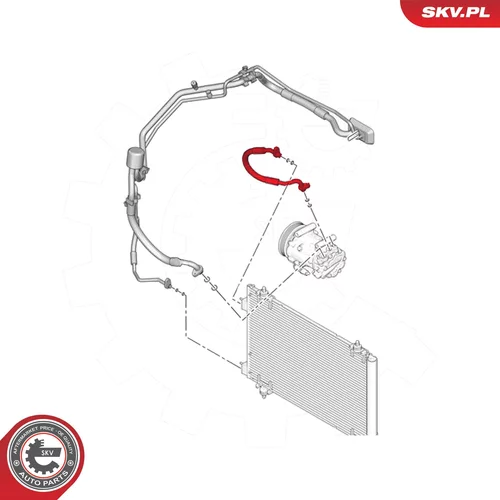 Vysoko/nízkotlakové vedenie klimatizácie ESEN SKV 43SKV598 - obr. 3