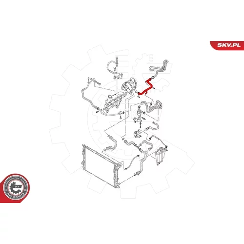 Potrubie chladiacej kvapaliny ESEN SKV 43SKV777 - obr. 1