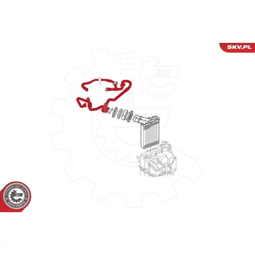 Hadica, výmenník tepla (kúrenie) ESEN SKV 43SKV818 - obr. 3