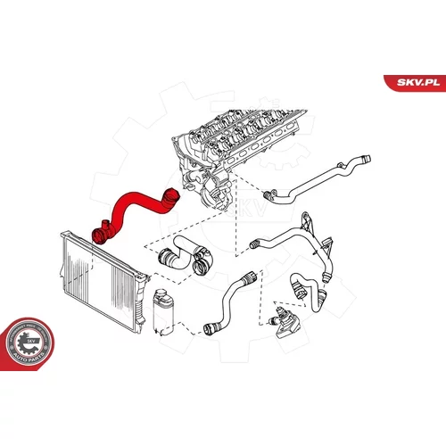 Hadica chladenia ESEN SKV 24SKV273 - obr. 3