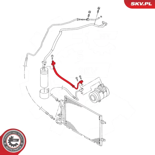 Vedenie vysokého tlaku klimatizácie ESEN SKV 43SKV516 - obr. 4