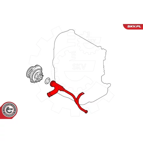 Potrubie chladiacej kvapaliny ESEN SKV 43SKV757 - obr. 1
