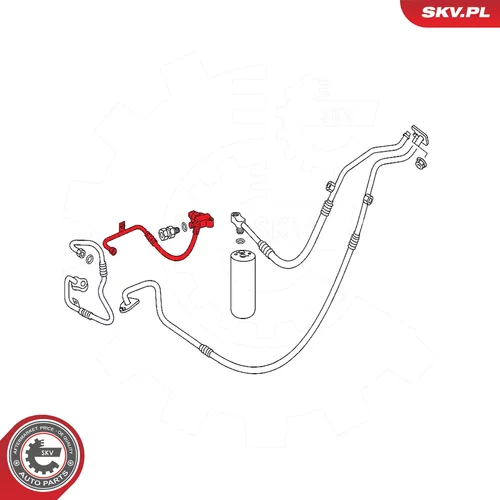 Vysoko/nízkotlakové vedenie klimatizácie ESEN SKV 54SKV657 - obr. 3