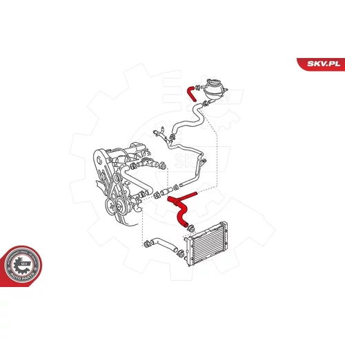 Hadica chladenia ESEN SKV 43SKV700 - obr. 3