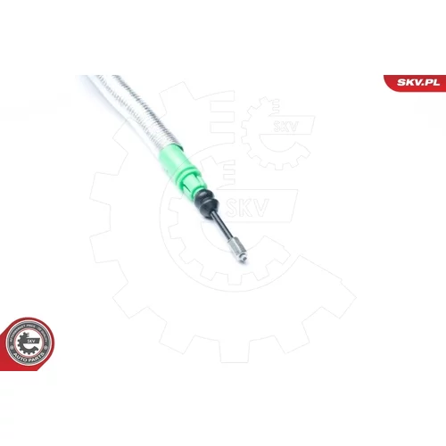 Ťažné lanko parkovacej brzdy 25SKV064 (ESEN SKV) - obr. 2