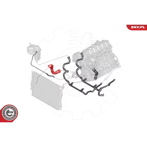 Hadica chladenia ESEN SKV 43SKV737 - obr. 3